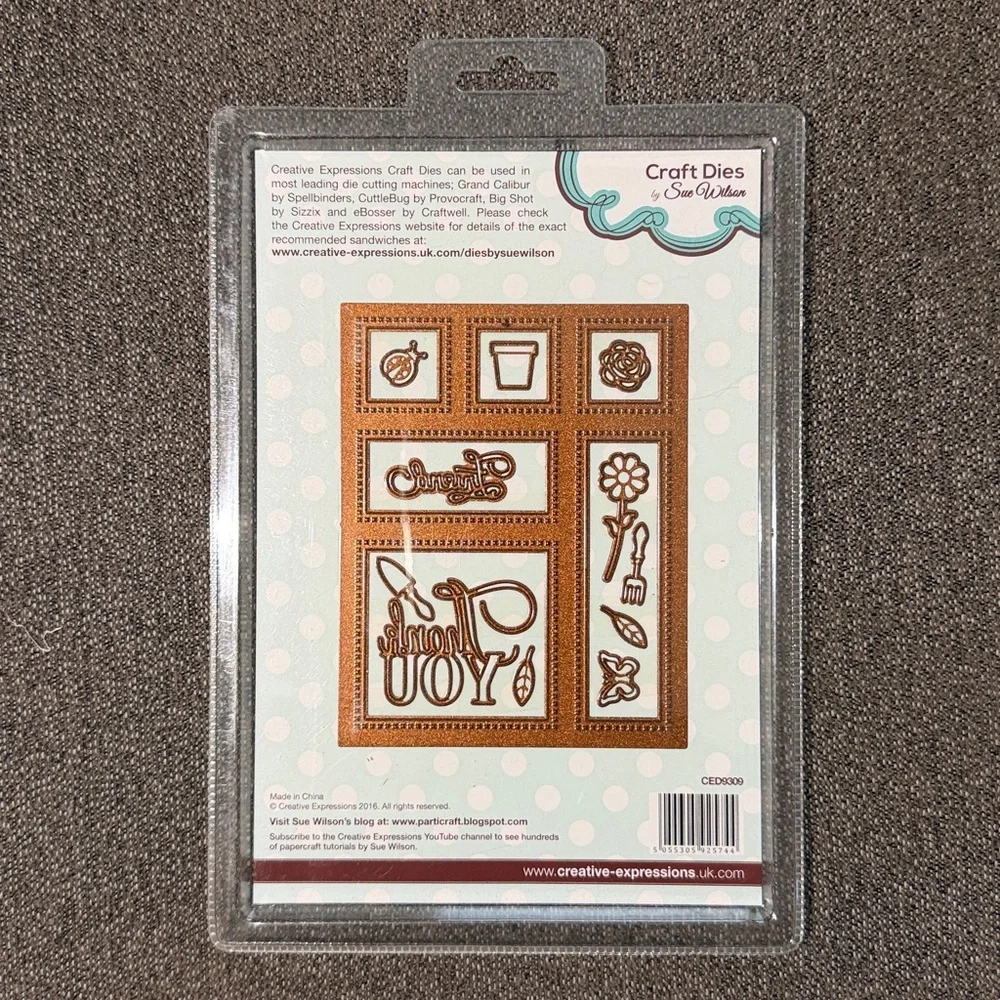 Creative Expressions Sue Wilson Craft Dies Shadow Box Bundle Of 4 All NWT